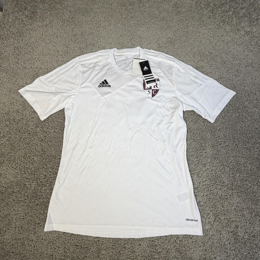 Adidas Toque 13 Jersey Mens M White Soccer Club Shirt Number 27 Climacool